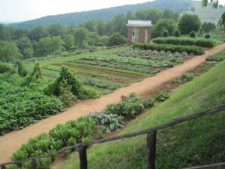 Monticello gardens I wish I this garden! I picture from a recent trip to Monticello.